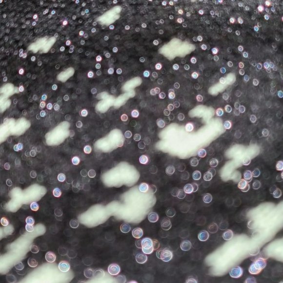 Black cheetah pattern fade knit sweater dress - Picture 7 of 8